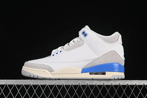 All Categories Air Jordan Jordan Series Basketball Shoes Air Jordan 3 Foreign Trade Version Air Jordan 3 Retro "Lucky Shorts" AJ3 Joe 3 Lucky Shorts North Carolina Blue CT8532-101